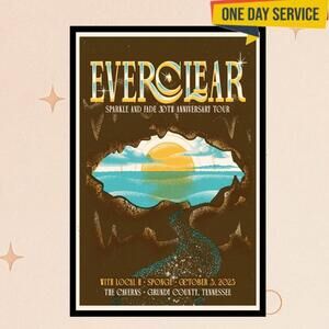 Everclear Tennessee Concert Oct 3 2025 Poster